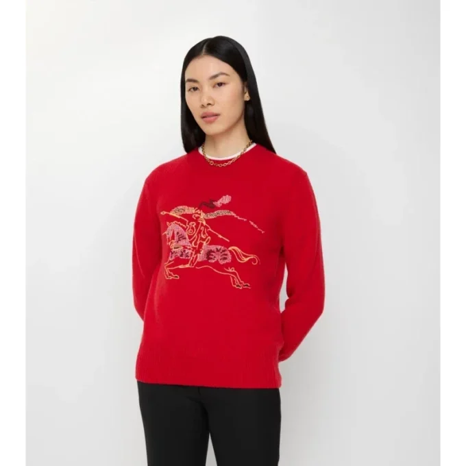 Cross-Stitch-Pullover EKD aus Wolle und Kaschmir
