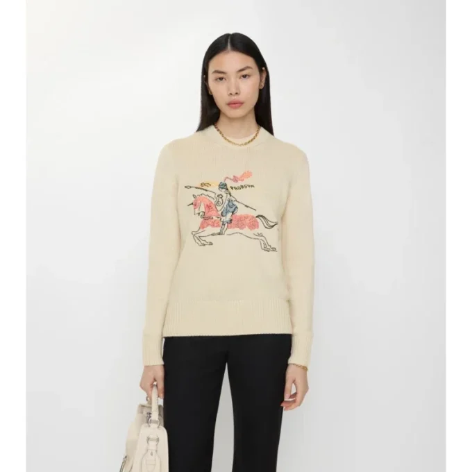 Cross-Stitch-Pullover EKD aus Wolle und Kaschmir