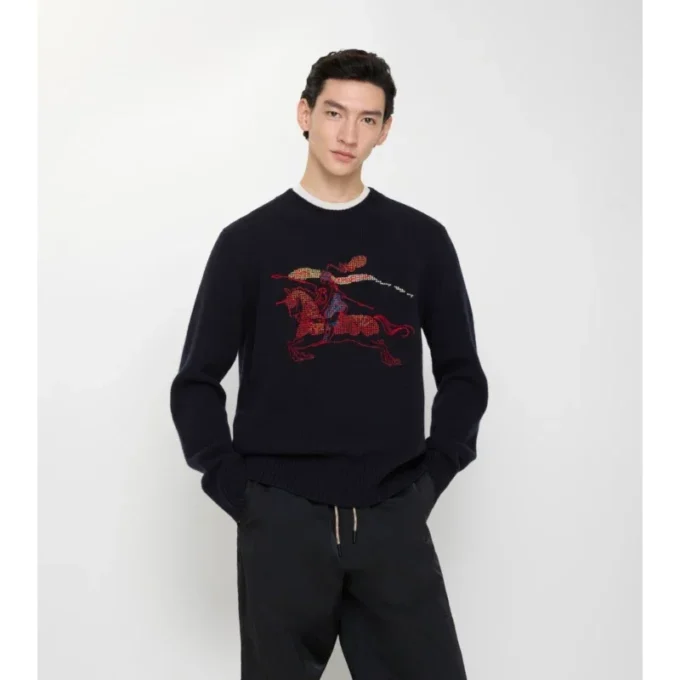 Cross-Stitch-Pullover EKD aus Wolle und Kaschmir