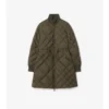 Danesbury Puffer-Mantel aus Nylon mit Karosteppung