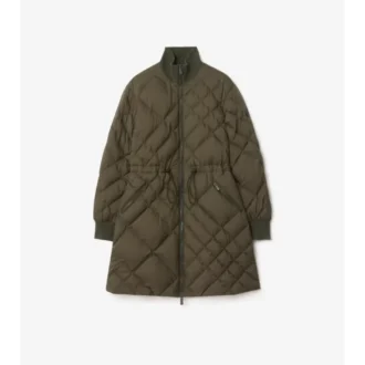Danesbury Puffer-Mantel aus Nylon mit Karosteppung