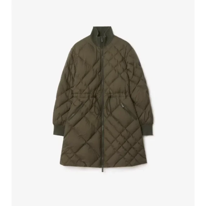 Danesbury Puffer-Mantel aus Nylon mit Karosteppung