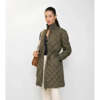 Danesbury Puffer-Mantel aus Nylon mit Karosteppung