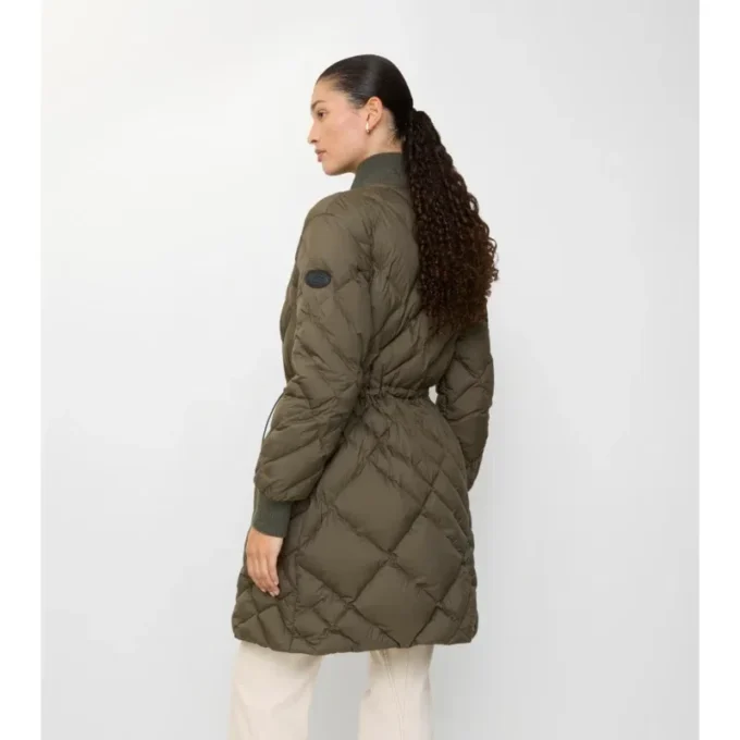Danesbury Puffer-Mantel aus Nylon mit Karosteppung