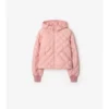 Delley Pufferjacke aus Nylon mit Karomuster