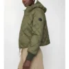 Delley Pufferjacke aus Nylon mit Karomuster