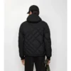 Doversgreen-Daunenjacke aus Nylon mit Karomuster