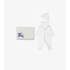 Dreiteiliges Baby-Geschenkset aus Stretch-Baumwolle