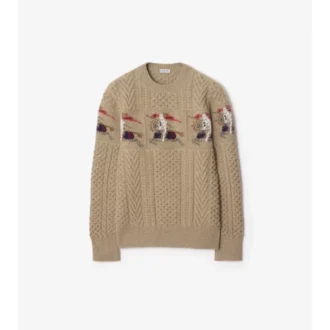 EKD Aran-Strickpullover aus Wolle