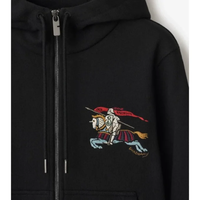 EKD Baumwoll-Kapuzenpullover mit Reißverschluss