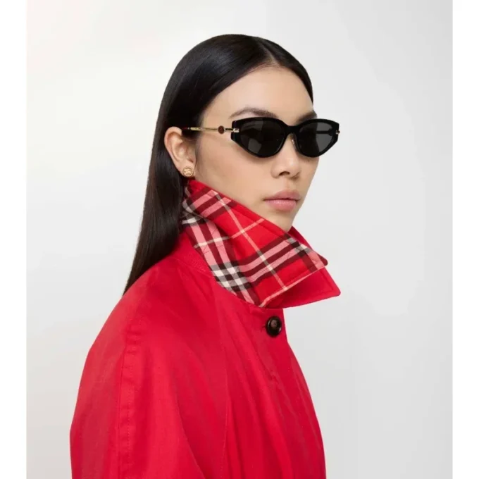 EKD Metall-Cat-Eye-Sonnenbrille