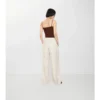 EKD Seiden-Pyjama-Hose mit Schachbrettmuster