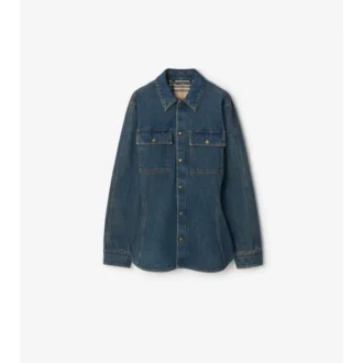 Fit-and-Flare-Denim-Hemd