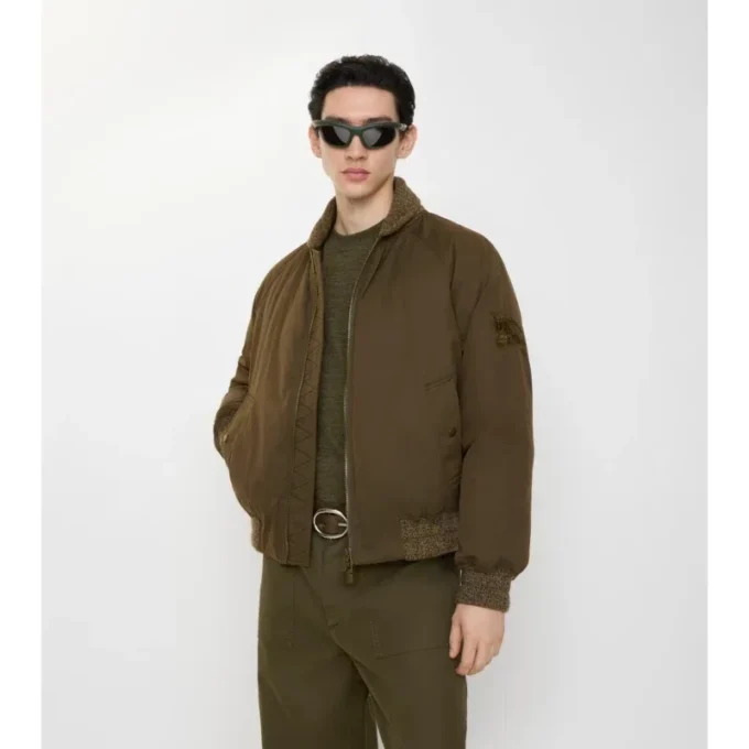 Gabardine-Bomberjacke