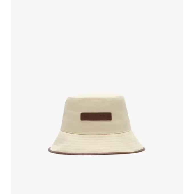 Gabardine-Bucket-Hat mit Logo