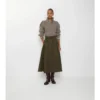 Gabardine-Trench-Midirock