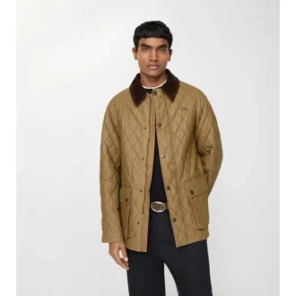 Gesteppte Barn-Jacke aus beschichteter Baumwolle