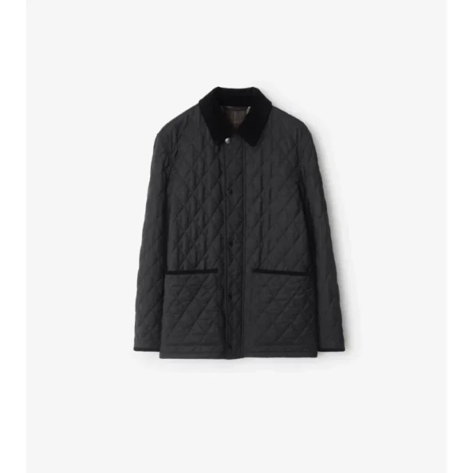 Gesteppte Barn-Jacke aus Wolle
