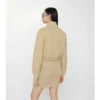 Gesteppte Bomberjacke aus Gabardine