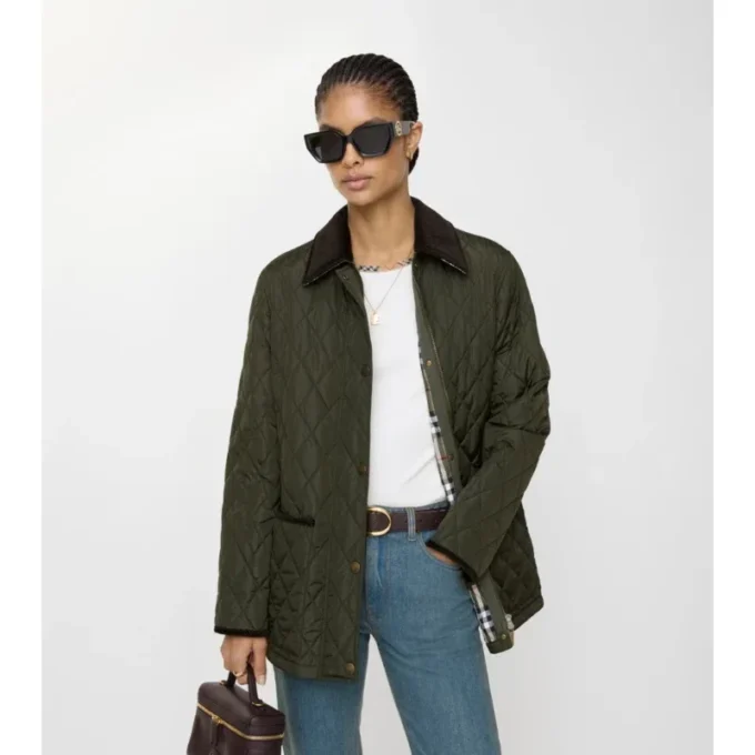 Gesteppte Nylon-Barn-Jacke