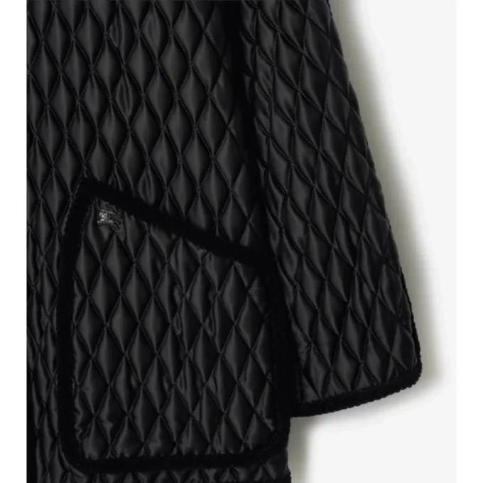 Gesteppte Nylon-Floriston-Jacke