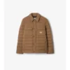 Gestepptes Overshirt aus Kaschmir
