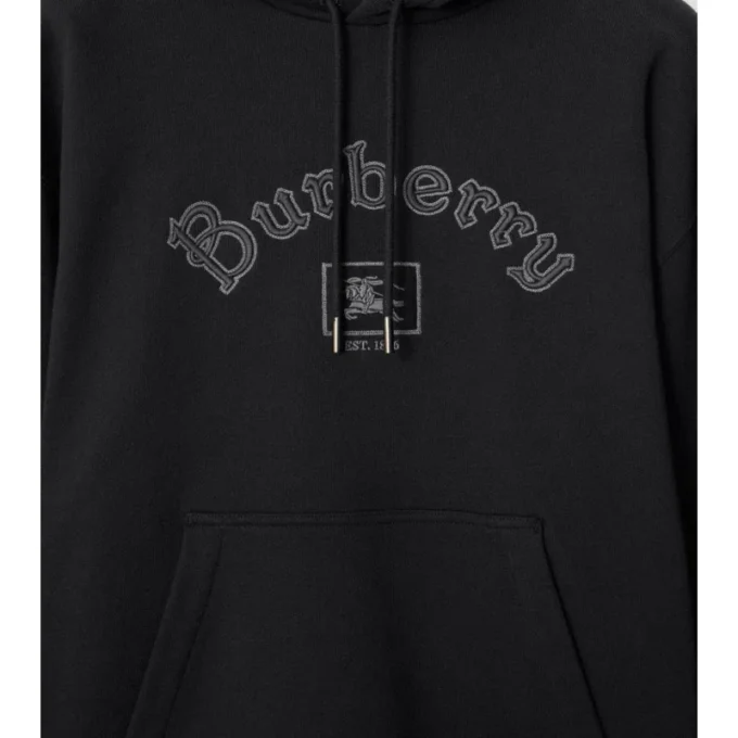 Gothic-Logo-Baumwoll-Hoodie