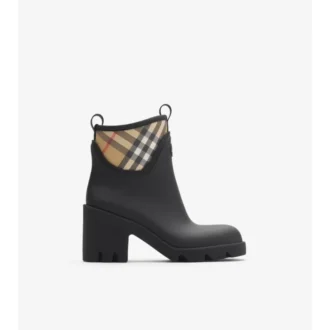 Gummistiefel mit Absatz und Marsh-Stempel