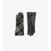 Handschuhe aus Wolle und Kaschmir mit Karomuster