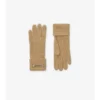 Handschuhe aus Wollmischung mit Logo-Aufnäher