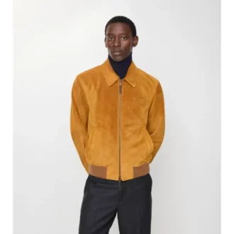 Harrington-Jacke aus Wildleder