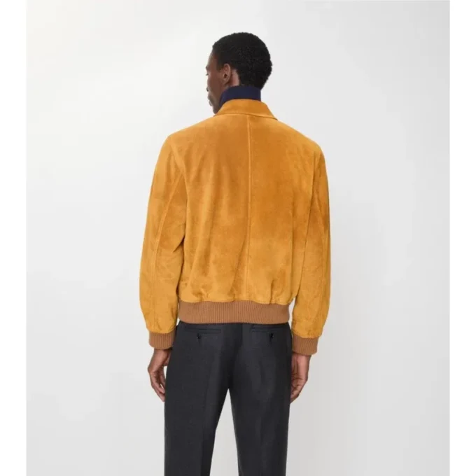 Harrington-Jacke aus Wildleder