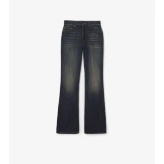 Hoch geschnittene Bootcut-Jeans