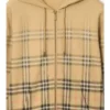 Hoodie aus Baumwolle mit Farbverlauf und Reißverschluss