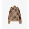 Jacke aus Wolle-Mohair-Mischung mit Karomuster