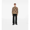 Jacke aus Wolle-Mohair-Mischung mit Karomuster