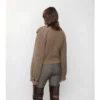 Jacke aus Wollmischung mit abnehmbarem Schal