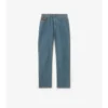 Jeans mit mittlerer Leibhöhe und geradem Schnitt