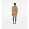 Jersey-Shorts mit Karomuster