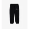 Jogginghose aus Baumwolle mit kursivem Logo im Karomuster