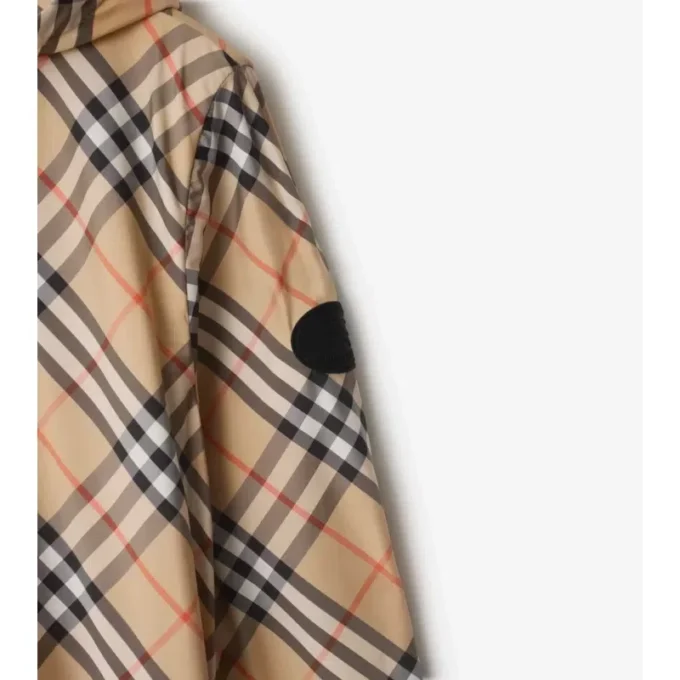 Kapuzenjacke mit Karomuster