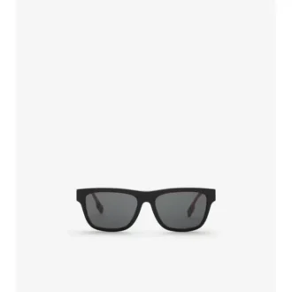 Karierte rechteckige Sonnenbrille