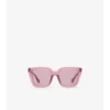 Karierte Sonnenbrille mit Gravur 