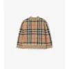 Karierte Strickjacke aus Wolle und Kaschmir