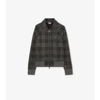 Karierte Trainingsjacke