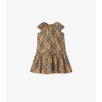 Kariertes Baumwollkleid