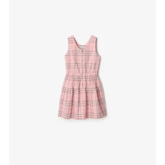 Kariertes Baumwollkleid