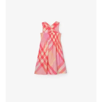 Kariertes Baumwollkleid