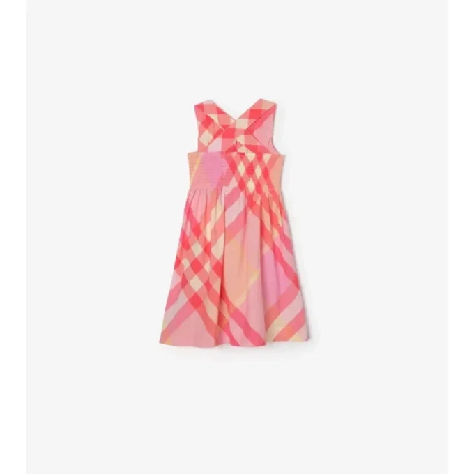 Kariertes Baumwollkleid
