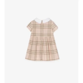 Kariertes Baumwollkleid